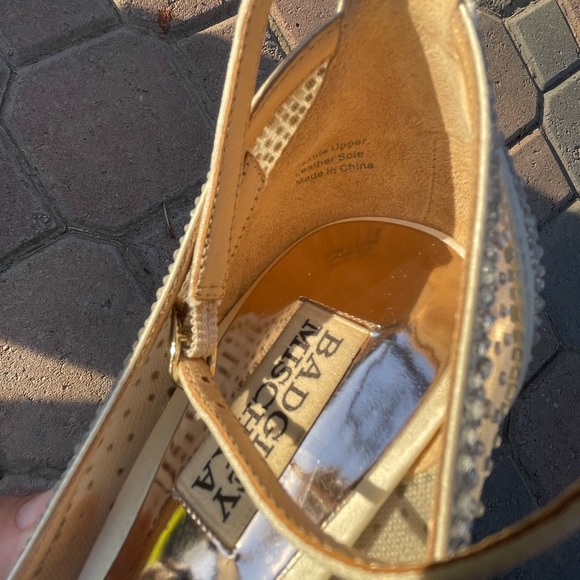 BADGLEY MISCHKA rhinestone heels - Picture 3 of 5